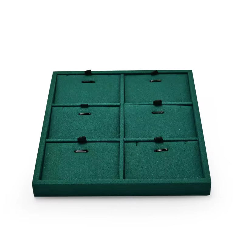 Jewelry Display Tray - Golden Fabric Border Type A
