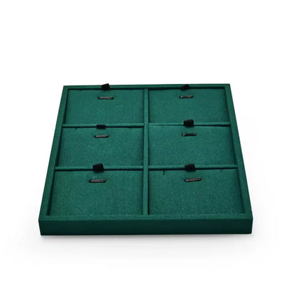 Jewelry Display Tray - Golden Fabric Border Type A