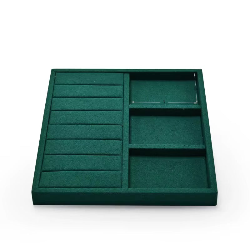 Jewelry Display Tray - Golden Fabric Border Type A
