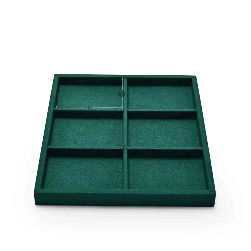Jewelry Display Tray - Golden Fabric Border Type A