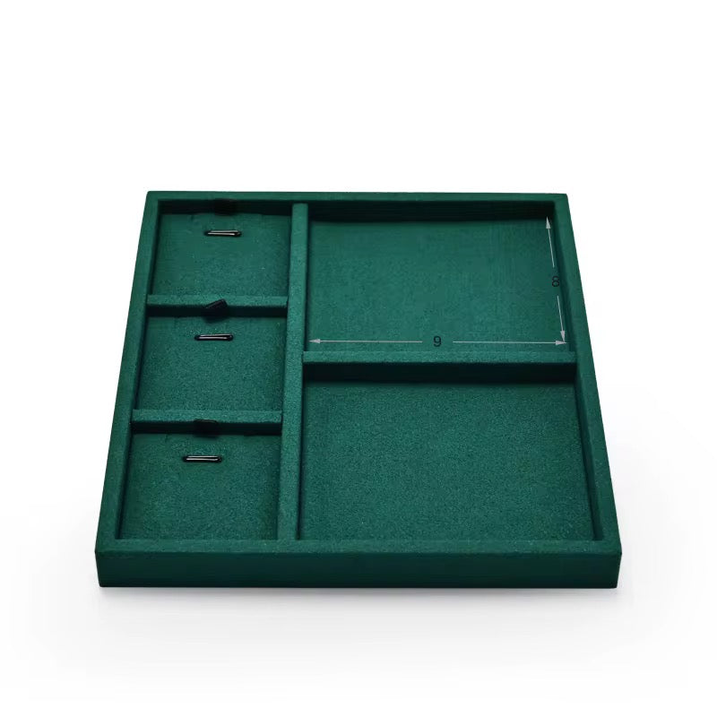 Jewelry Display Tray - Golden Fabric Border Type B