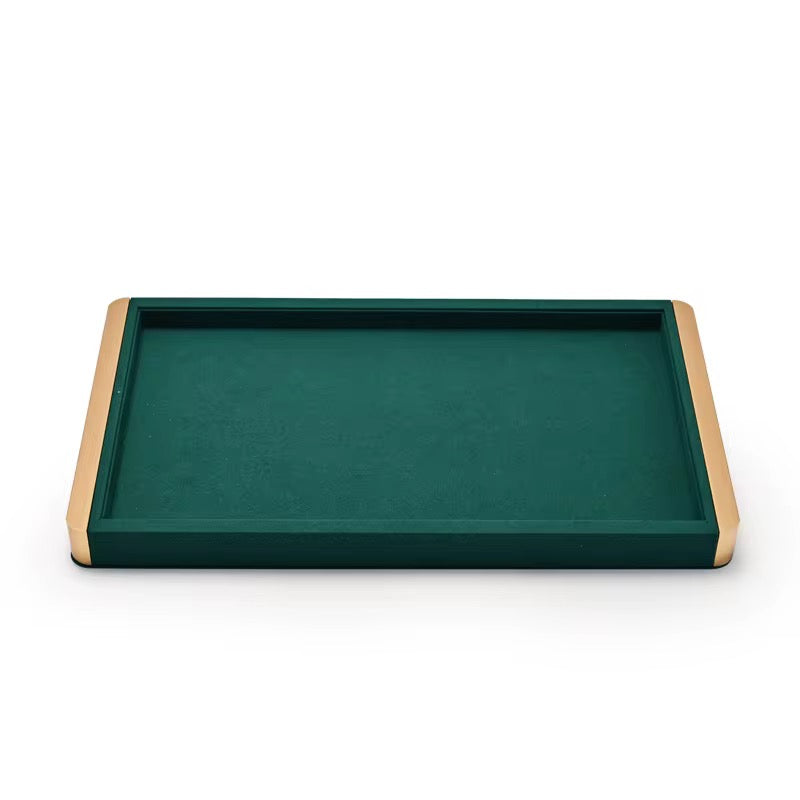 Jewelry Display Tray - Golden Fabric Border Type A